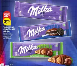 Pingo Doce Tablete de chocolate milka promoção