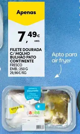 Continente Filete dourada c/mqlho bulhao pato continente promoção