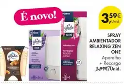 Pingo Doce Spray ambientador relaxing zen one aparelho + recarga promoção
