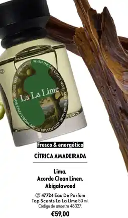 Oriflame Top Scents La La Lime promoção
