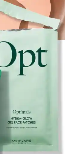 Oriflame Pathes facials gel hydra-glow opt optimals promoção