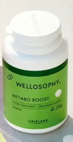 Oriflame Metabo boost wellosophy promoção