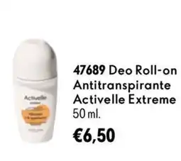 Oriflame Deo roll-on antitranspirante activelle extreme promoção