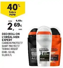 Continente Deo roll on l'oreal men expert promoção