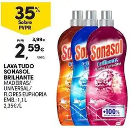 Continente Lava tudo sonasol brilhante promoção