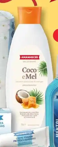 Amanhecer Gel de Banho Coco e Mel/ Leite e Mel/ Nutritivo/ Natura Hidratante promoção
