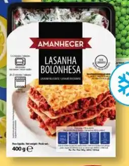 Amanhecer Lasanha Bolonhesa promoção
