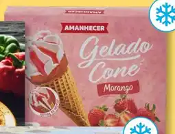 Amanhecer Gelado Delícia Nata e Chocolate/ Cappuccino/ Morango promoção