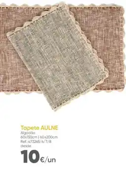 Hôma Tapete AULNE Algodão promoção