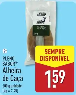 ALDI Pleno sabor alheira de caça promoção