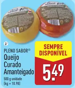ALDI Pleno sabor Queijo Curado Amanteigado promoção