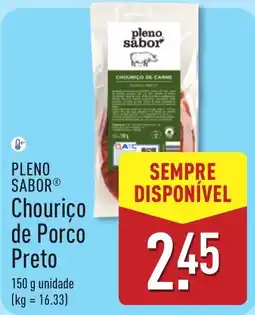ALDI Pleno sabor Chouriço de Porco Preto promoção