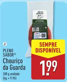 ALDI Pleno sabor chouriço da guarda promoção