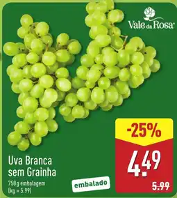ALDI Uva Branca sem Grainha Vale da Rosa promoção