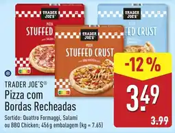 ALDI Trader Joe's pizza com bordas recheadas promoção