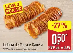 ALDI Delícia de Maçã e Canela promoção
