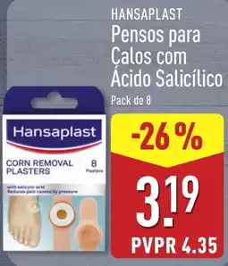 ALDI Hansaplast Pensos para Calos com Ácido Salicílico promoção