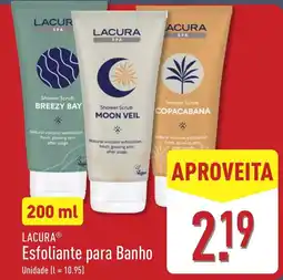 ALDI Lacura Esfoliante para Banho promoção