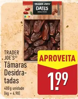 ALDI Trader Joe's tâmaras desidratadas promoção