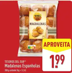 ALDI Tesoros del sur madalenas espanholas promoção