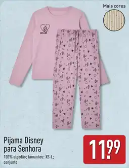 ALDI Pijama disney para senhora promoção