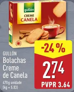 ALDI Gullón Bolachas Creme de Canela promoção