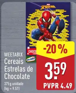 ALDI Weetabix Cereais Estrelas de Chocolate promoção