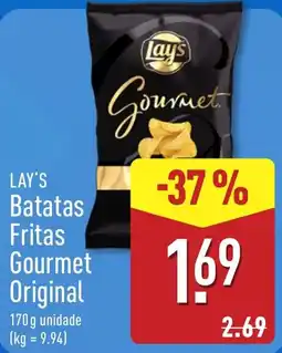 ALDI Lay's Batatas Fritas Gourmet Original promoção