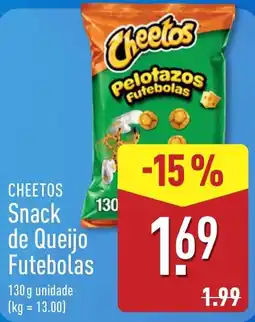 ALDI Cheetos Snack de Queijo Futebolas promoção
