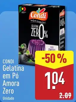 ALDI Condi Gelatina em Pó Amora Zero promoção