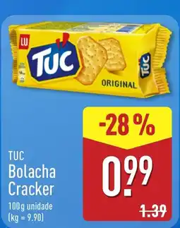 ALDI Tuc Bolacha Cracker promoção