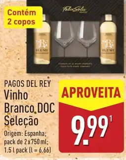 ALDI Pagos del Rey Vinho Branco DOC Seleção promoção
