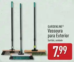 ALDI Gardenline vassoura para exterior promoção