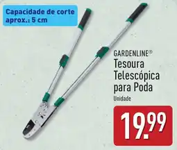 ALDI Gardenline tesoura telescópica para poda promoção