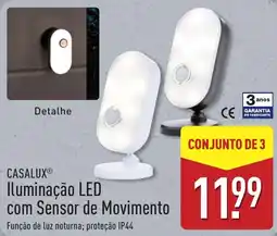 ALDI Casalux iluminação led com sensor de movimento promoção