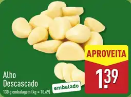 ALDI Alho Descascado promoção