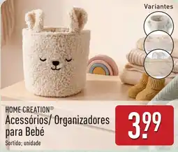 ALDI home creation acessórios/ organizadores para bebé promoção