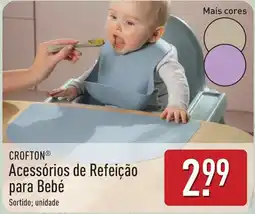 ALDI Crofton acessórios de refeição para bebé promoção