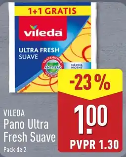 ALDI Vileda pano ultra fresh suave promoção
