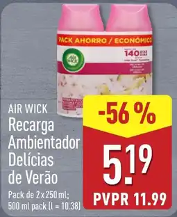 ALDI Air Wick Recarga Ambientador Delícias de Verão promoção