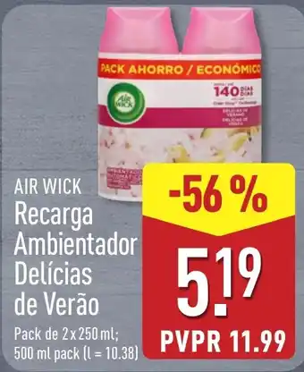 Air Wick Recarga Ambientador Delícias de Verão