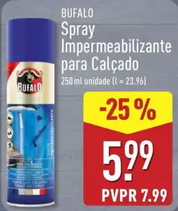 ALDI Bufalo spray impermeabilizante para calçado promoção
