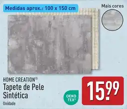 ALDI Home creation tapete de pele sintética promoção