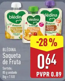 ALDI Blédina Saqueta de Fruta promoção