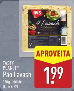 ALDI Tasty Planet Pão Lavash promoção