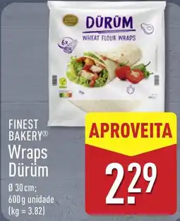 ALDI Finest Bakery Wraps Dürüm promoção