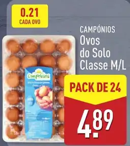 ALDI Campónios ovos do solo classe m/l promoção