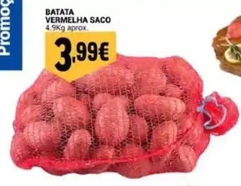Batata vermelha saco