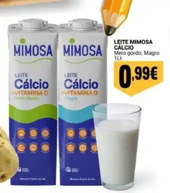 Leite calcio mimosa