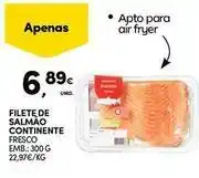 Continente Bom dia Aqui é fresco - filete de salmão continente promoção